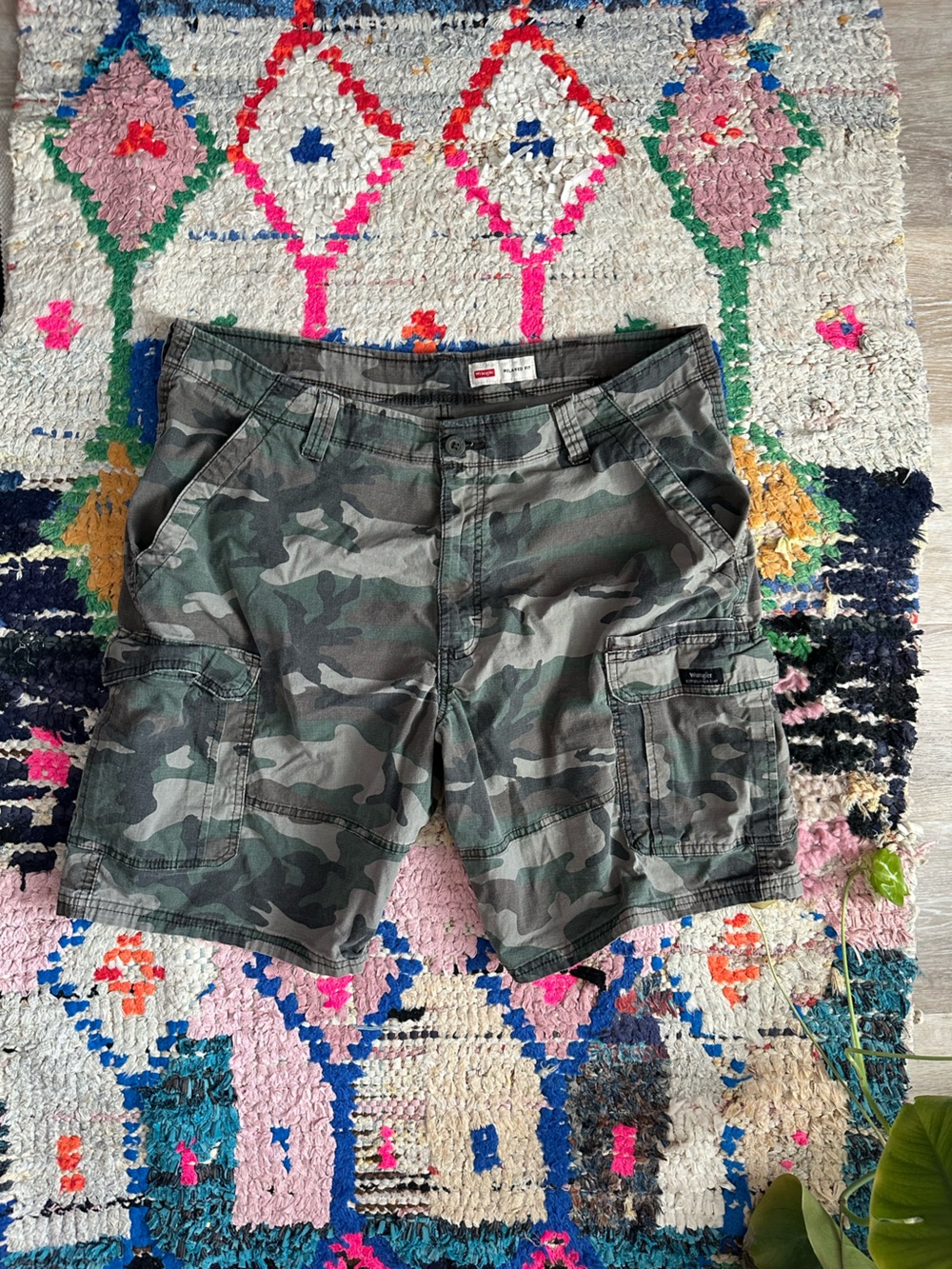 Wrangler Camo Cargo Shorts